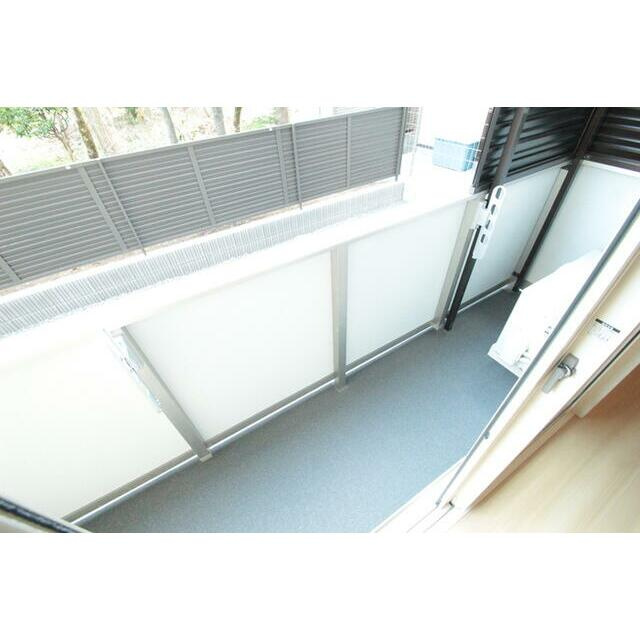 大岡山ハイムのバルコニー