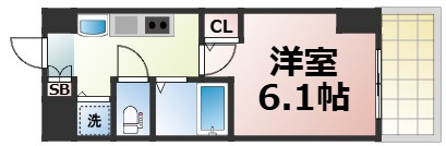 【間取り】 | プレサンス大阪城公園パークプレイス　仲介手数料無料