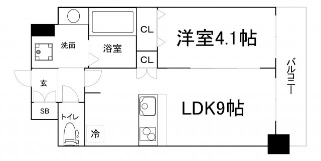 【間取り】 | プレサンス大手前ピリオド