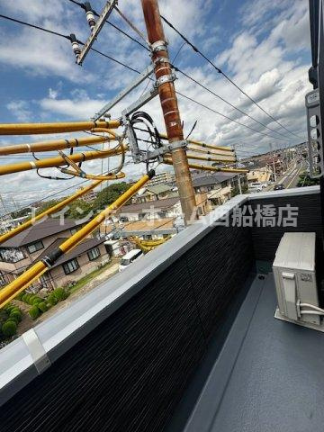 AJ新津田沼のバルコニー