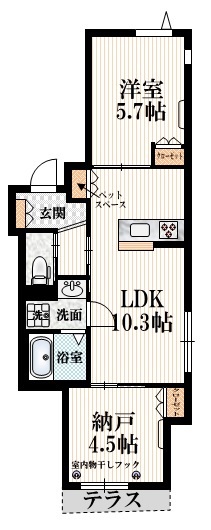 エピソード永福町の間取り