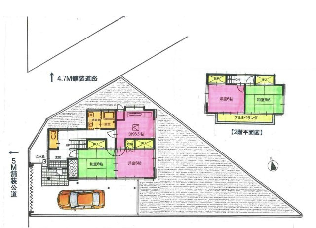 【間取り】 | 川島町上伊草　中古戸建