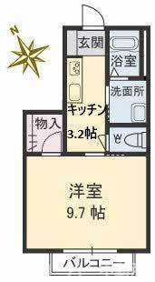 オレンジデイズ花園の間取り