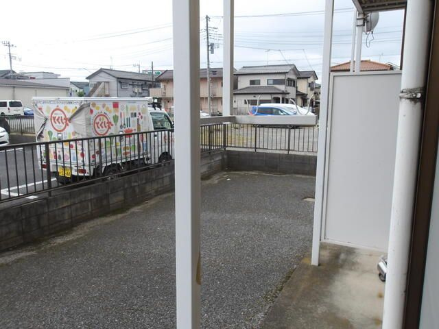第一ヴィラハイツのバルコニー