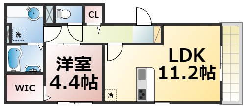 【間取り】 | エストドミール東中浜　仲介手数料無料