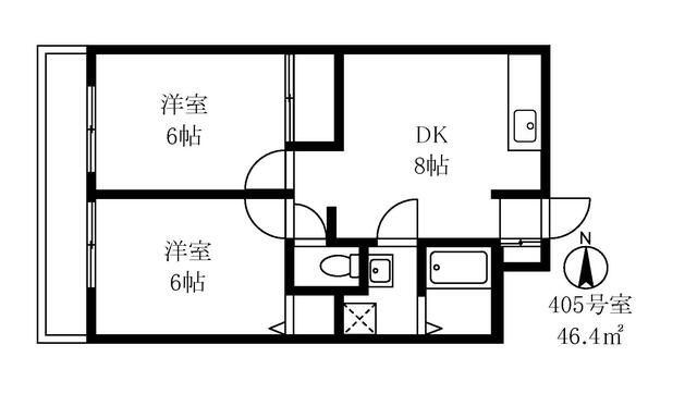 ジャコワ東日本橋の間取り