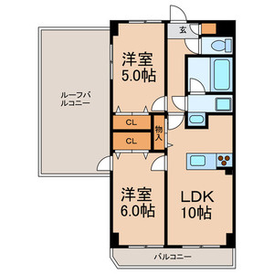仲介手数料（賃料の1.10ヵ月）の50％OFF対象物件！の間取り