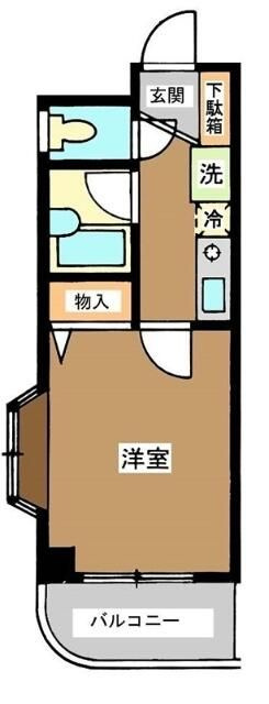 ベルビータ新高円寺の間取り|間取りです。