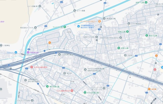 加古川市西神吉町岸　第5期　新築一戸建ての地図
