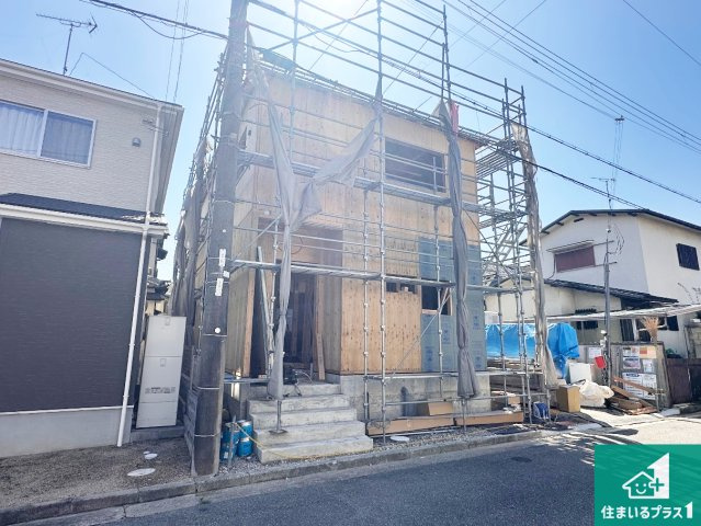 加古川市西神吉町岸　第5期　新築一戸建ての外観|現在の進捗状況です！順調に作業進行中、完成が待ち遠しいです！詳細の間取り等、お気軽にお問い合わせください！
