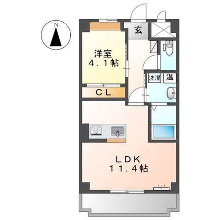 サンライズ氷川町の間取り