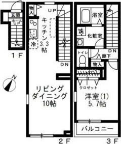 サンハイツもえぎの間取り|≪03-3378-2711≫までお問い合わせください♪