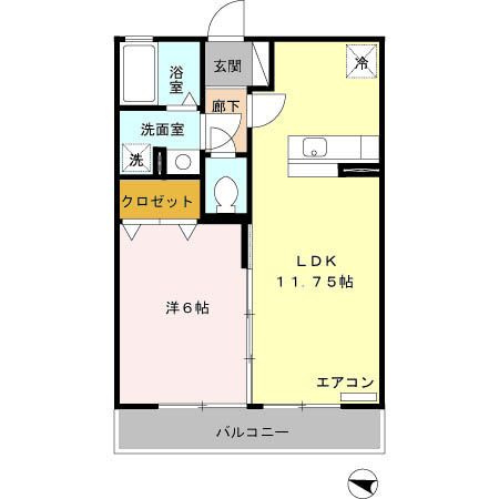 プランドールパレスの間取り