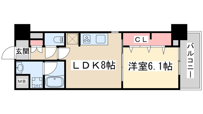 【間取り】 | ハーヴェスト江坂
