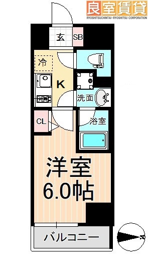 【間取り】 | ディアレイシャス東別院