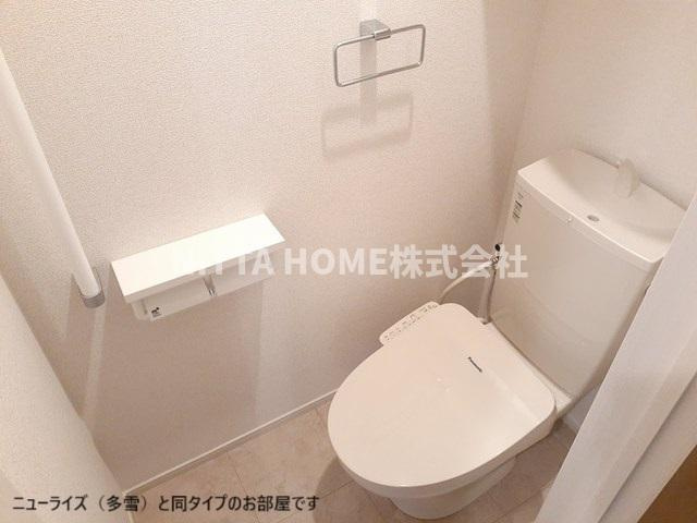 豊岡市伏のアパートのトイレ|【完成イメージ】温水洗浄付きのトイレです☆彡