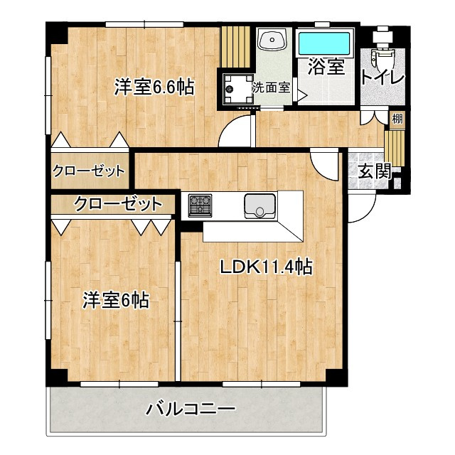 ザジテールの間取り