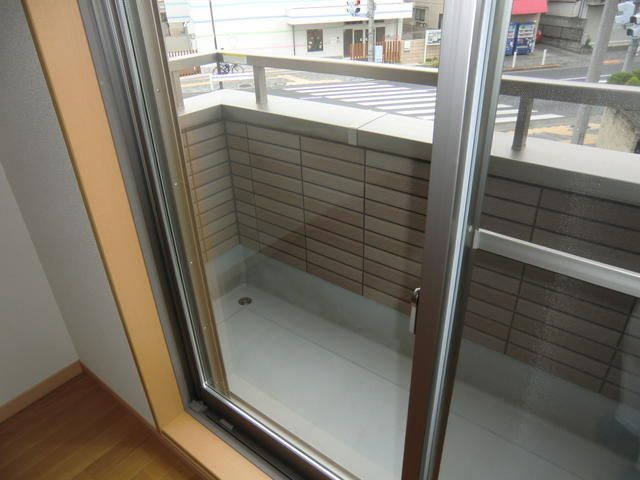 新大成コーポのバルコニー