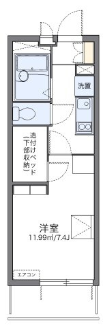 レオパレスマローネの間取り