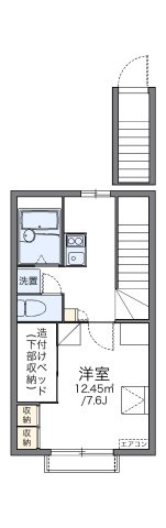 レオパレスヴィラ本町の間取り|代表的な間取のため実際の間取とは異なる場合があります