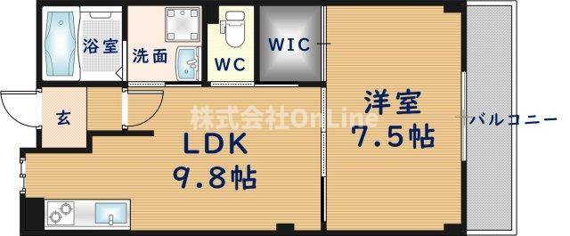 リラスクエア八尾宮町の間取り