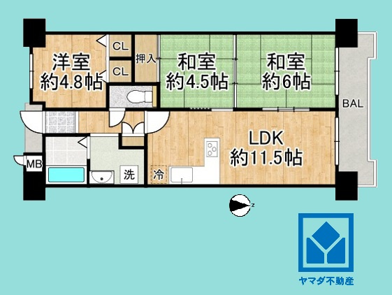 ファミール武庫川東の間取り