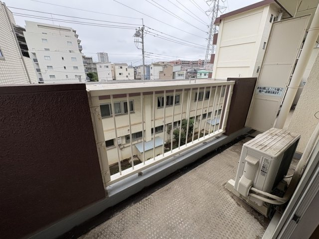 志木住宅のバルコニー