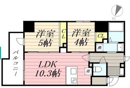 プライマル根岸の間取り