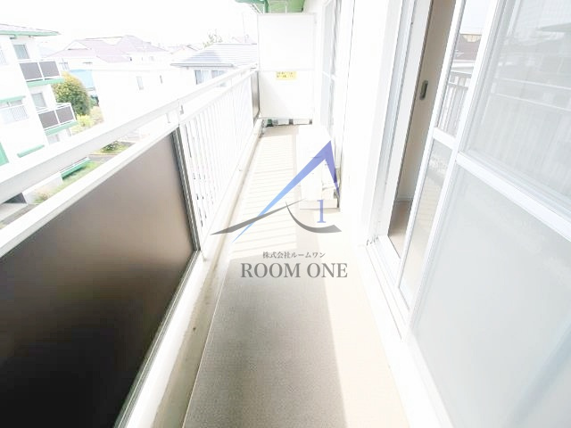 テレパレス柏てるて　北街区　１号棟のバルコニー|バルコニーです。