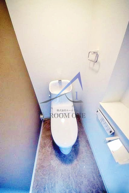 テレパレス柏てるて　北街区　１号棟のトイレ|トイレです。