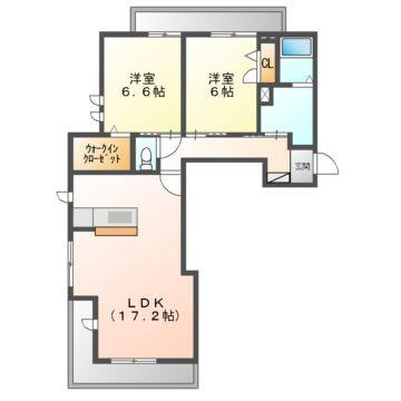 ツアンガーデン　Ｂの間取り