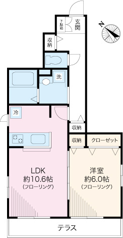 アグレアーブルの間取り