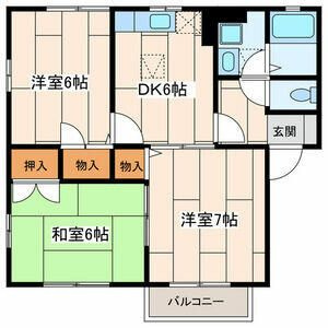 スクエア中央林間Ⅰの間取り