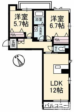 スターフィールドⅢの間取り