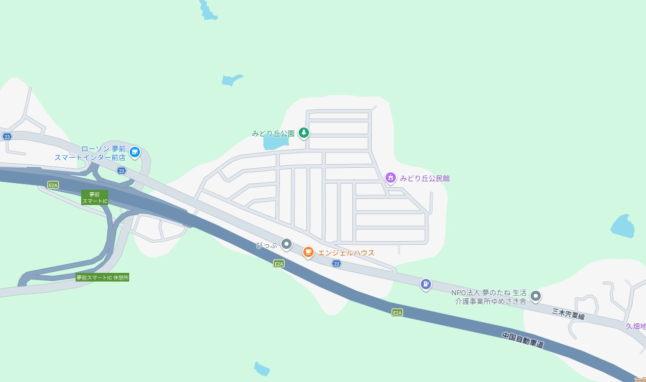 姫路市夢前町前之庄　　中古戸建の区画図
