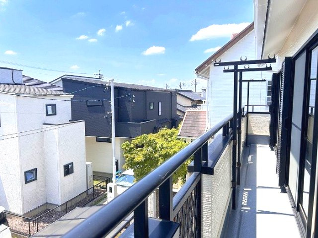 緑区大形山　売戸建の展望|南面バルコニーにつき洗濯物がよく乾きます！