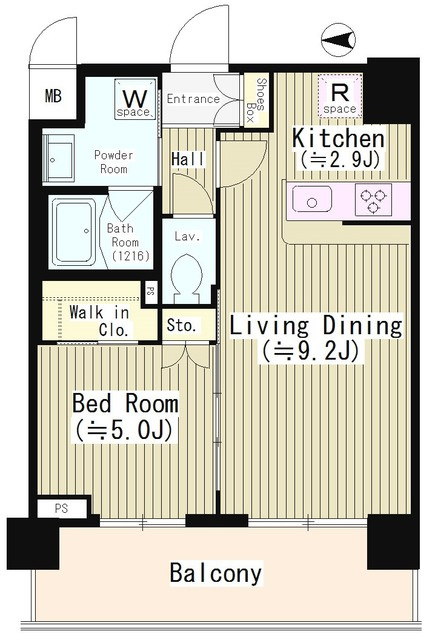 エディアン目黒本町の間取り