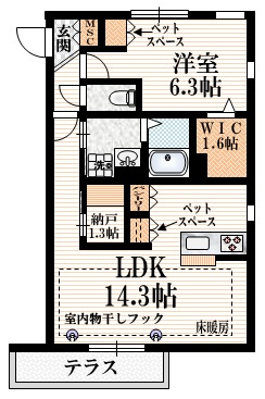 キャトル・セゾンの間取り|★間取り★