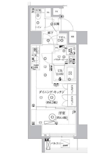 セジョリ東陽町の間取り