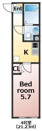 ａｎｄ　Ｋｉｔｓｕｎｅ金町の間取り