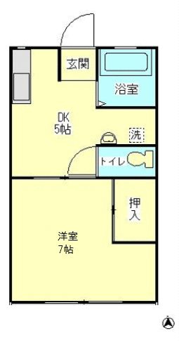 スブニールＥの間取り