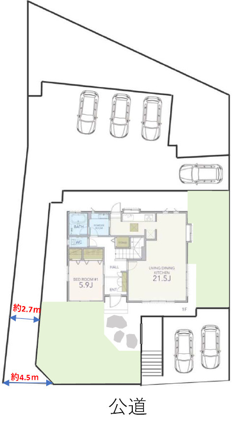八王子市　片倉町　中古戸建の間取り