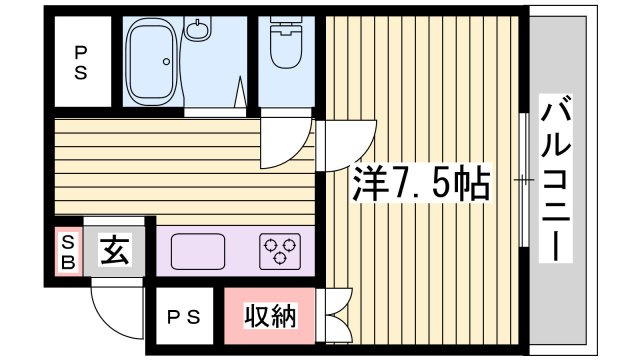 ルークレジデンス姫路Ⅲの間取り