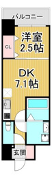 リヴェント尼崎の間取り