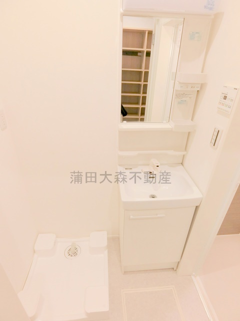 イリス糀谷の洗面所|独立洗面台　洗面脱衣所　洗濯機置き場
