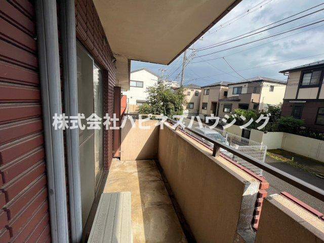 木崎台マンションのバルコニー