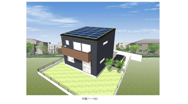 川越市小堤　売地の外観パース|参考プラン
