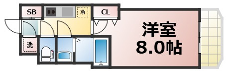 【間取り】 | プラ・ディオ新深江　仲介手数料無料