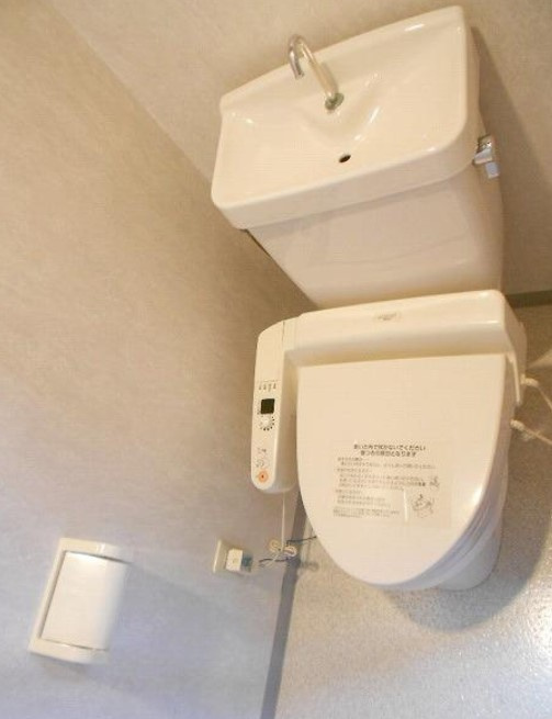 川崎市麻生区百合丘３丁目の賃貸マンションのトイレ|シンプルで使いやすいトイレです