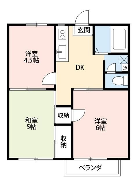 ハイツファインの間取り